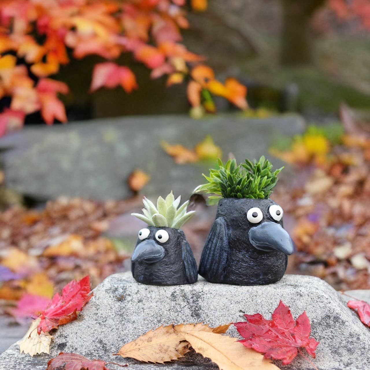 Baby Eddie Crow Blobhouse Planter