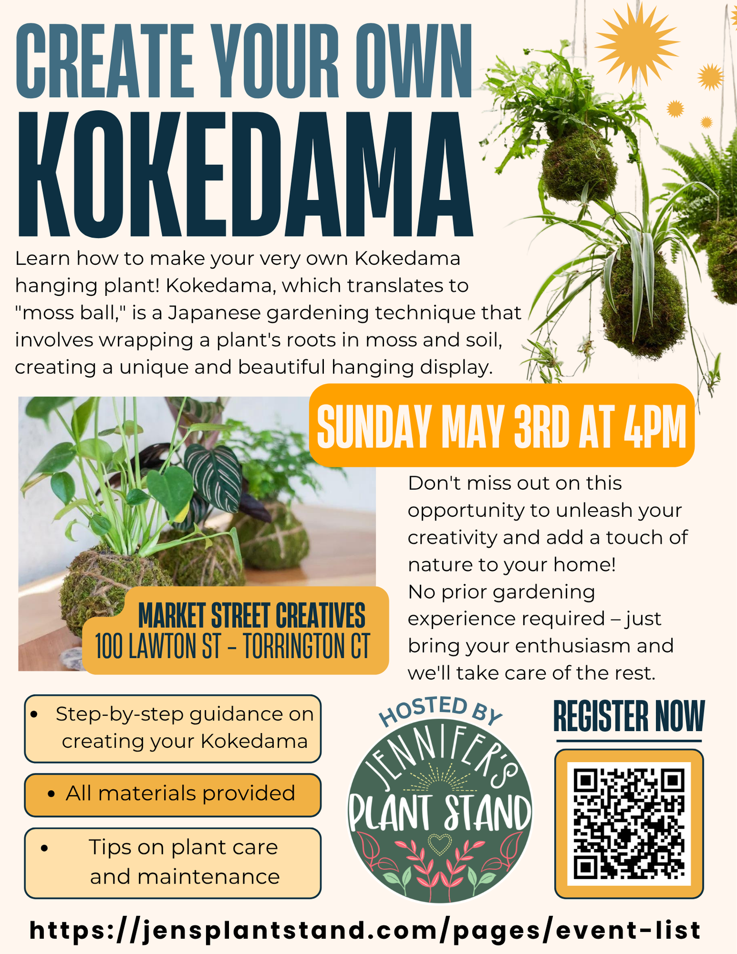 Create-your-own Kokedama Workshop