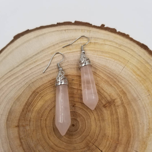 Handmade Natural Healing Stone Earrings