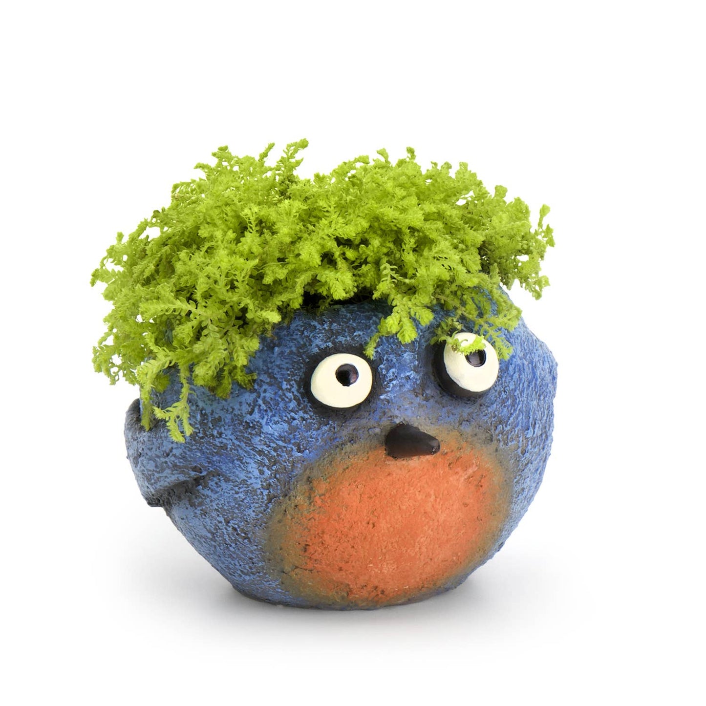 Happy Blue Bird Blobhouse Planter