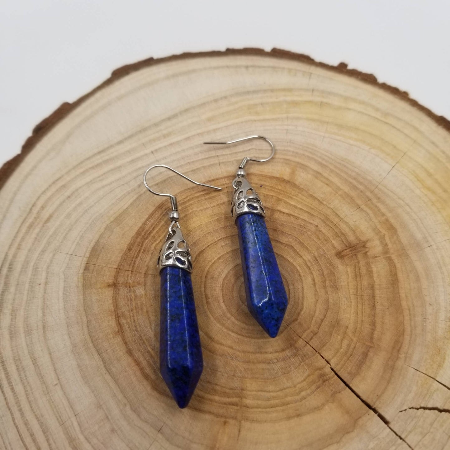Handmade Natural Healing Stone Earrings