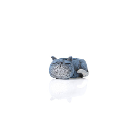 Mini Sleeping Cat Blobhouse Planter