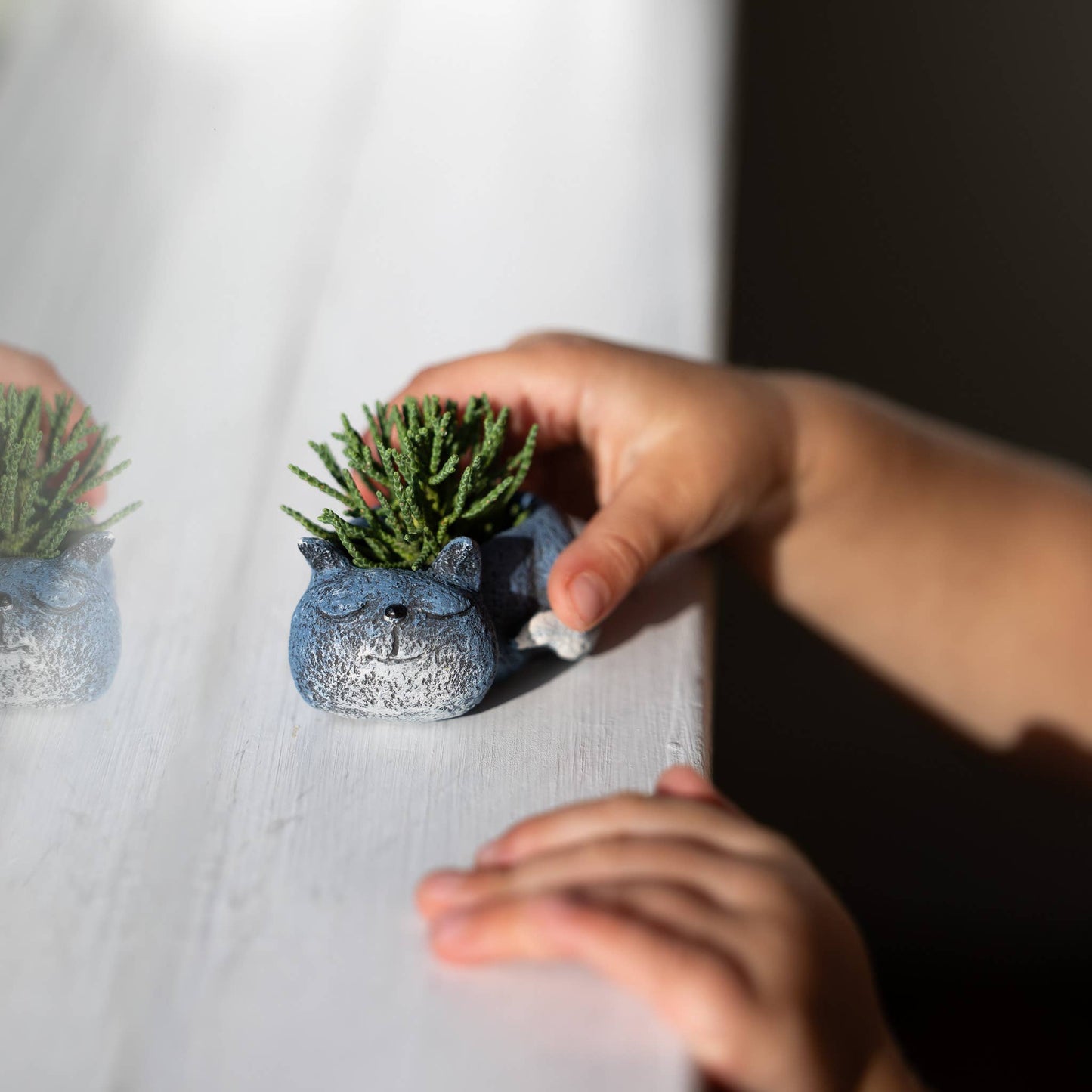 Mini Sleeping Cat Blobhouse Planter