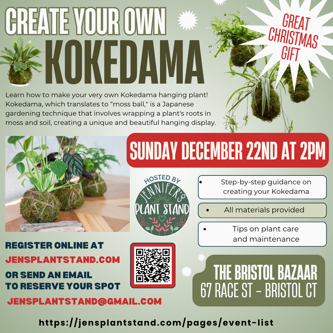 Create-your-own Kokedama Workshop