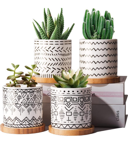 Ceramic Boho design pot