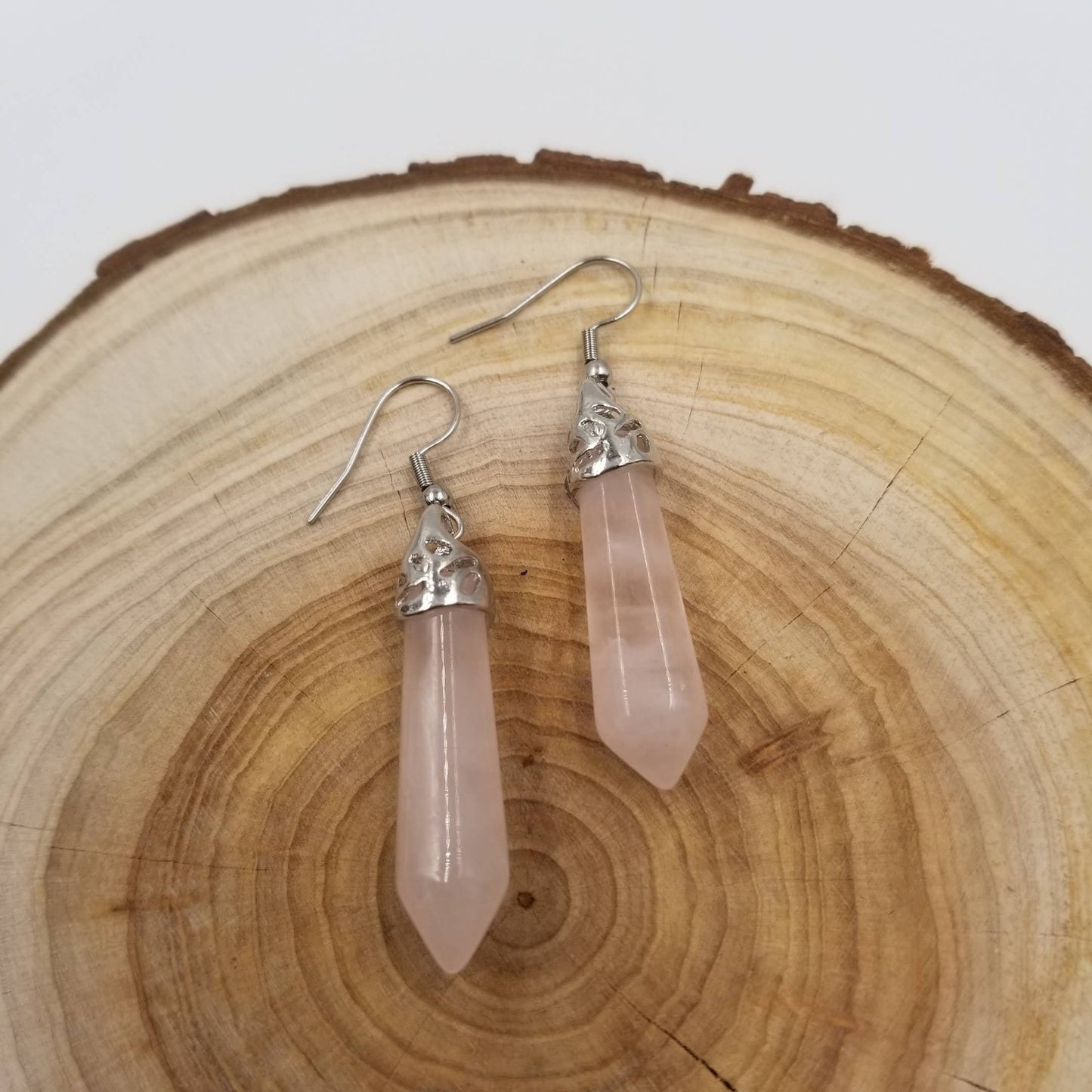 Handmade  Natural Healing Stone Earrings