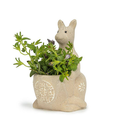 Kangaroo Shaped Planter-5.5"H-2517