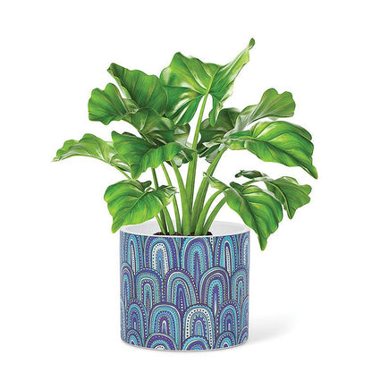 Sm Modern Blue Planter-4.5"D