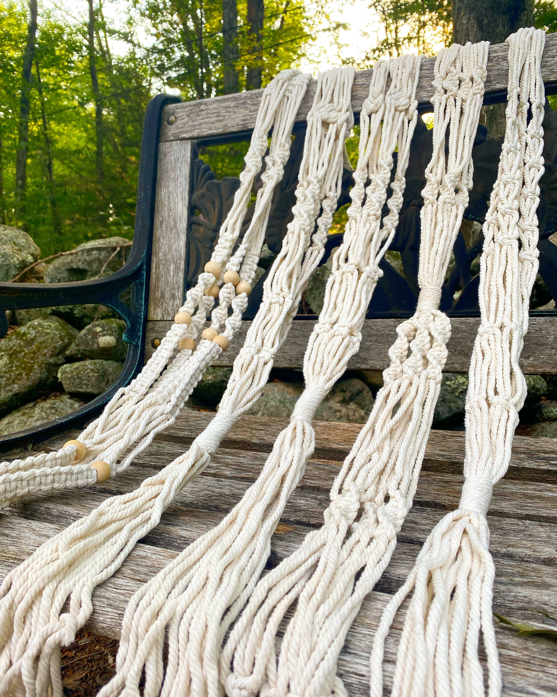 big macrame plant hanger Macrame Plant hangers – Jennifer's Plant Stand