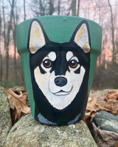 Custom Painted Pot