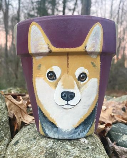 Custom Painted Pot